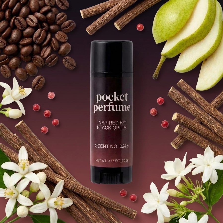 Inspired by Black Opium by YSL | Solid Pocket Perfume No. 0248